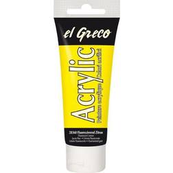 Kreul el Greco Acrylic Tube fluoreszierend zitron 75 ml