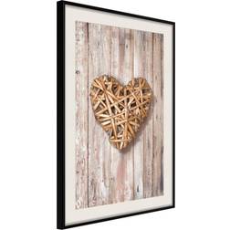 Artgeist Poster - Wicker Love 20x30 Tavla