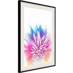 Artgeist Poster - Rainbow Pineapple Crown Tavla