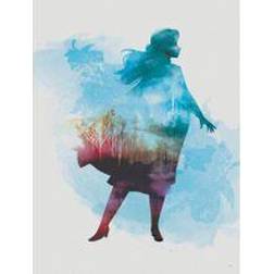 Komar Poster Frozen Anna Aquarell, Disney, bunt