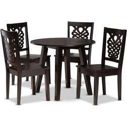 Baxton Studio Mina Modern Dining Set