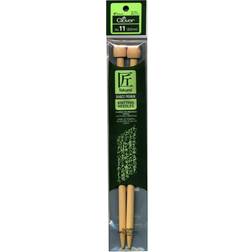 Clover Takumi Bamboo Single Point Knitting Needles 9"-Size 11/8mm