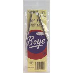 Wrights Boye 29-Inch Aluminum Circular Knitting Needles, Size 9