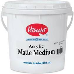 Utrecht Artists' Acrylic Fluid Medium Matte Medium, 128 oz