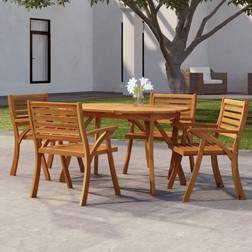 vidaXL havebord 150x90x75 massivt akacietræ