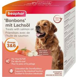 Beaphar 'Bonbons' hundgodis laxolja Ekonomipack: 2