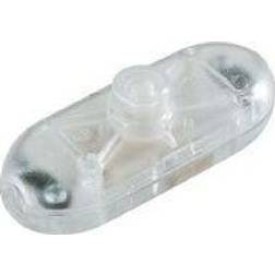 Bachmann 924.259 Elektroschalter Pushbutton switch 1P Transparent, Taster Schalter, Transparent