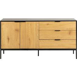 Nordform August Vildek Black Buffet 160x80cm