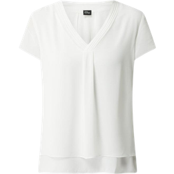 s.Oliver Double Layer Chiffon Blouse - Ecru