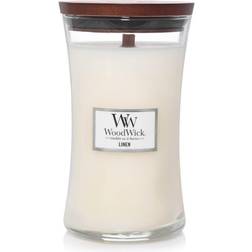 Woodwick Linen Bougie Parfumée 609g