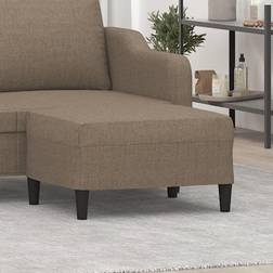 vidaXL Taupe 70 x 55 x 41 cm Repose-pied