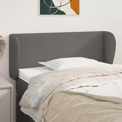 vidaXL Med Kanter Grå 93 x 23 x 78/88 cm Sänggavel