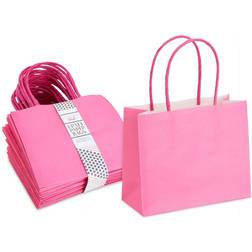 Sparkle and Bash 50 Pack Mini Pink Gift Bags