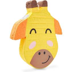 Blue Panda Giraffe Pinata Jungle Safari Decorations 13 x 165 x 3 In