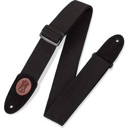 Levy's Leathers MSSC8 Cotton Guitar Strap XL Black