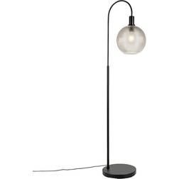 QAZQA svart rökglas Chico Golvlampa