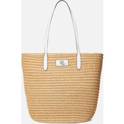 Lauren Ralph Lauren Raffia Tote Bag