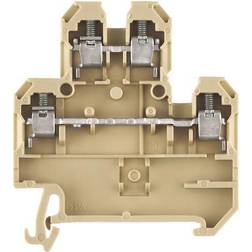 Weidmüller Dobbeltklemme DK 4 Q/35 parti 59016
