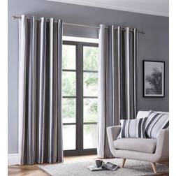 Portfolio Home Avenue Stripe Eyelet Curtain