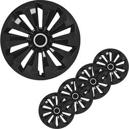 Proplus Juego de Tapacubos 4 Unidades Fox Black 16
