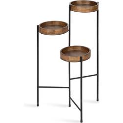 Kate and Laurel Finn Metal Tri-Level Plant