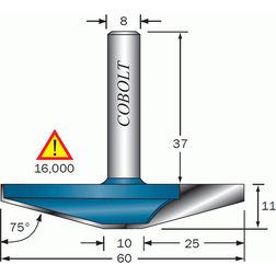 225-015 Frisfräs D=60, 75