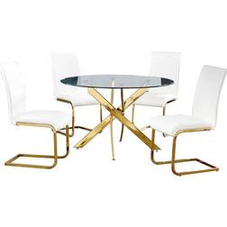 Best Master Furniture Alison 5-piece Dining Set 5