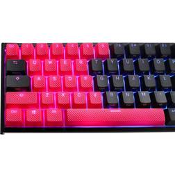 Ducky Rubber Keycap Set Double-Shot 31 Osaa Punainen