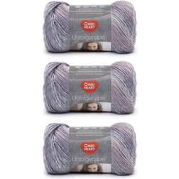 Red Heart Boutique Unforgettable Yarn, 3 Pack, Pearly 3 Count