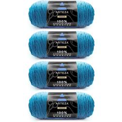 Arteza 100% Worsted Acrylic Yarn 4-Pack Hidden Gem