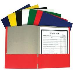 Recycled Paper Portfolio Without Prongs, Assorted, 1