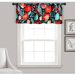 Lush Decor Poppy Garden Room Darkening 52"x18" Valance52x18"