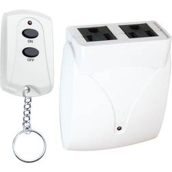 Prime Tnrc21 Indoor Wireless Remote Timer 125 V White