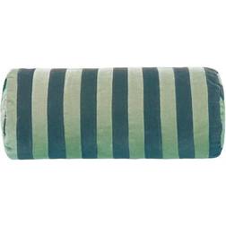 Christina Lundsteen Stripe Bolster Velourpude, New Komplet pyntepude Grøn