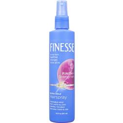 Finesse + Strengthen Extra Hold Hairspray Non-Aerosol