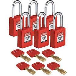 Brady NYL-RED-38ST-KD6PK SafeKey KD Schlösser