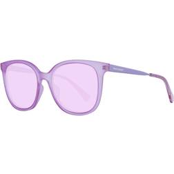 Skechers Womens Acetate Sunglasses Round Shape - Lilac
