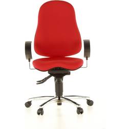 Topstar Bürodrehstuhl M.Permanentkontakt Rot 460-560mm 970094 Silla de oficina