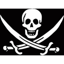 Trends4cents XXL Flagge PIRAT MIT SÄBEL