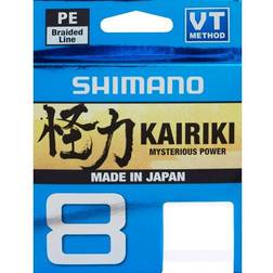 Shimano Tresse Kairiki 8 300m Steel Grey diamètre nylon 20/100