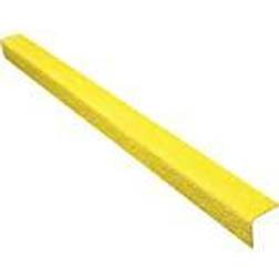 Coba Europe Yellow Stair Nosing Glass Fibre Reinforced Plastic, Silicone Carbide Edge Protection, Solid Finish 1mm x 55