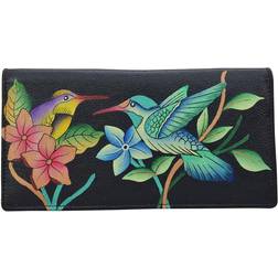 Anna by Anuschka Anuschka Two-Fold Clutch Wallet Multi Misc Bird Of Paradise