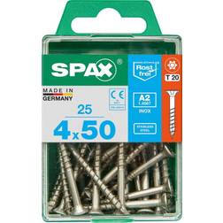 Spax Tx Countersunk Stainless Steel Screws 4 X