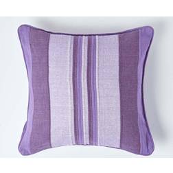 Homescapes Striped Mauve Morocco Cushion Cover Purple (45x45cm)