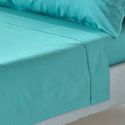 Homescapes Super-King, Teal 200 Thread Count Bed Sheet Turquoise