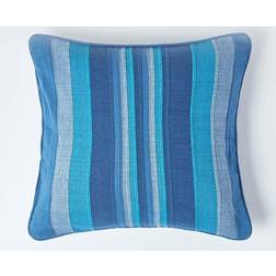 Homescapes Striped Morocco Cushion Cover Blue (45x45cm)