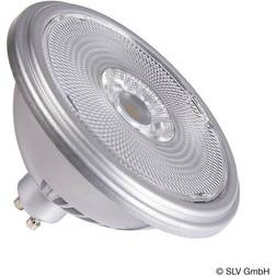 SLV Lampadina LED a riflettore QPAR11, 60 gradi, GU10, 12,5 W, 2.700 K argento