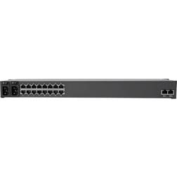 Tripp Lite 16-Port Console Server, Usb Ports 2 Dual Gbe Nic, 4 Gb Flash, Desktop/1U Rack, Taa