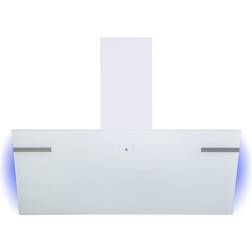 Respekta 90 cm Hotte Inclinée Blanche À Circulation D'Air Led 90cm, Blanc