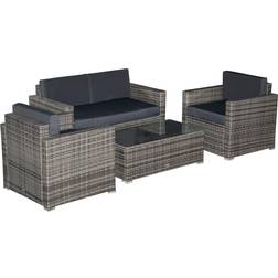 OutSunny Conversation Outdoor Lounge Set